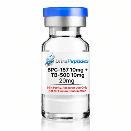 BPC-157 TB-500 blend – BPC-157 + TB-500 Blend 10 mg (5 + 5) and 20 mg (10 + 10) vial from Ultra Peptides